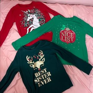 The Children’s Place Holiday Long Shirts